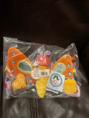 Early Learning Butterfly Plush Activity Toy - Orange